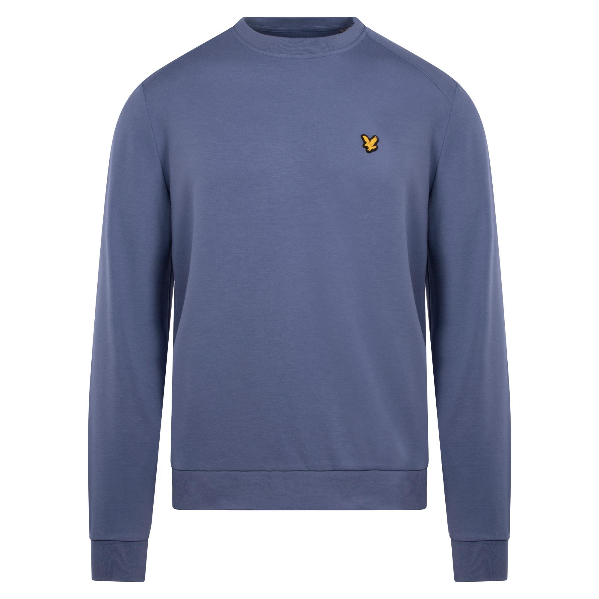 Lyle & Scott Crew Neck Fly Fleece Explorer Blue